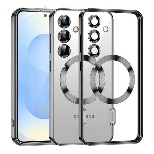 gambar barang kes telefon: kes telefon magnetik untuk for samsung for galaxy a27/ a57/ a37/ a17 yang dengan pengecasan wayarles. untuk kes pelindung telefon for galaxy a27/ a57/ a37/ a17 dengan matte magnetik, perlindungan kamera, -kuning, -gelincir, tahan calar, dan perlindungan menyeluruh.