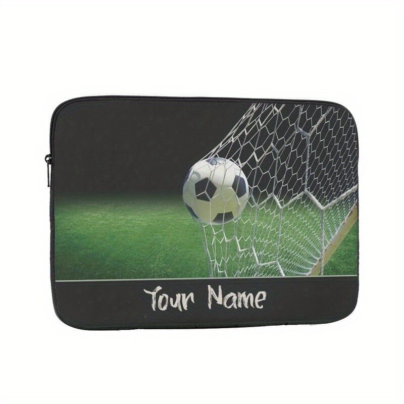 TEMU Name Customized Football Goal Laptop Bag, Football Goal Graphic, , Laptop Sleeve Bag, Laptop Bag, Football, Personalized Laptop Bag, Bag,