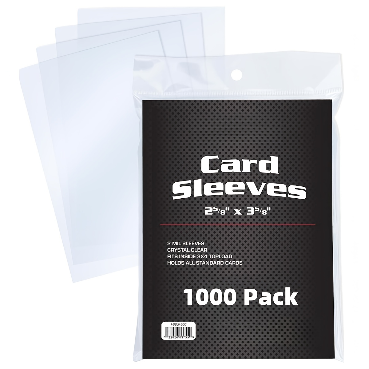 2 5/8 x 3 5/8 card sleeves 5 8 5 8 Premium Quality Card Sleeves These are Guardhouse Shield Standard Card 100 Count Sleeves made by the good people over at Transline Standard Protective Trading Card Sleeves