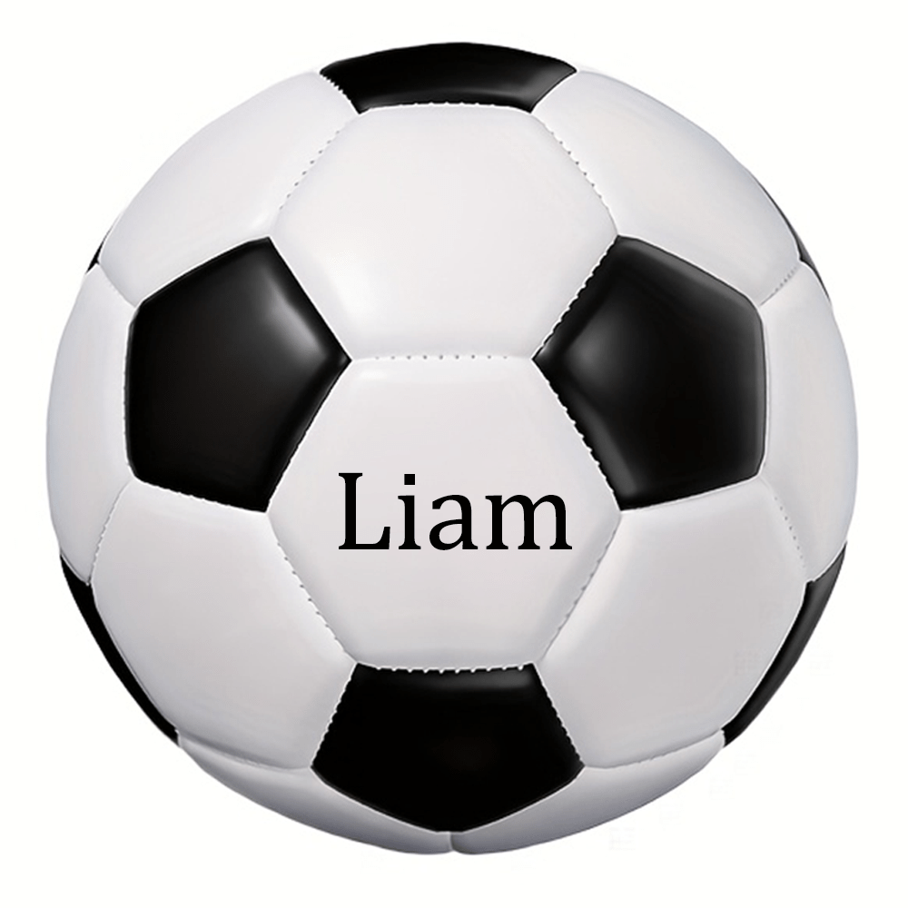 E-shop Fußball Größe 5 mit individuellem Gravur, ideal für Fußballbegeisterte, geeignet für Spiele im Innen- und Außenbereich, ein perfektes