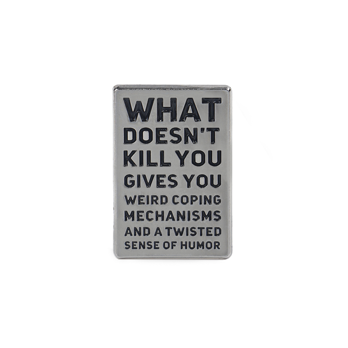 TEMU 1pc Dmlsky Alloy Cartoon Lapel Pin, Mixed Color Enamel Brooch, Humorous Quote Badge For Clothing And Backpack, Decorative Jewelry Gift, Do Not