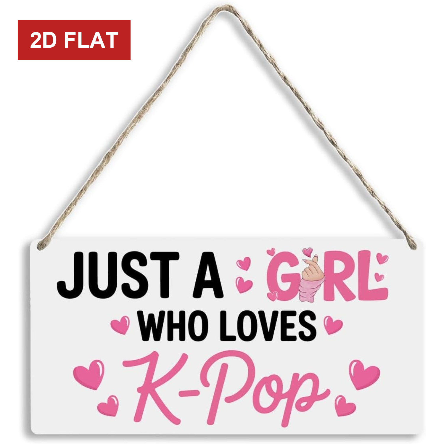 TEMU Plaque Murale Plate 2D en Bois Artificiel Rustique avec Panneau K-Pop pour Adolescentes et Femmes - Décoration de Groupe K-Pop pour Maison,