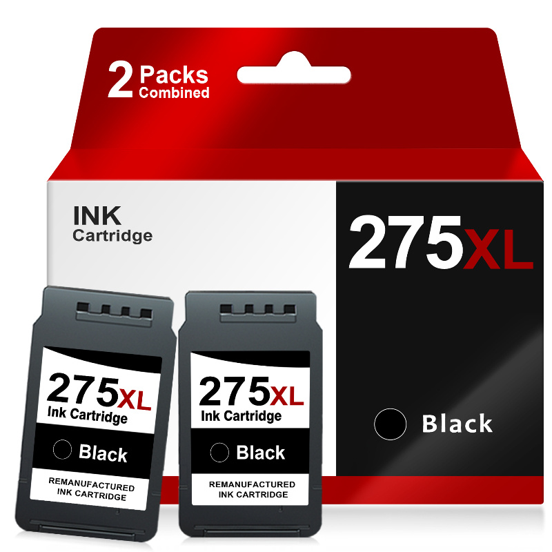 

High- 275xl Black Ink Cartridge, Compatible With Ts3500//tr4700 Series - 2pcs Pg-275xl Replacement