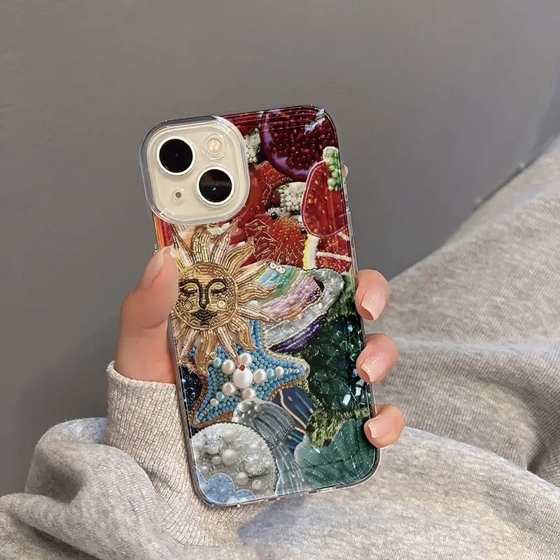 phone case a mural gem sun phone case compatible iphone 16 - Temu Oman phone case a mural gem sun phone case compatible iphone 16 - Temu Oman
