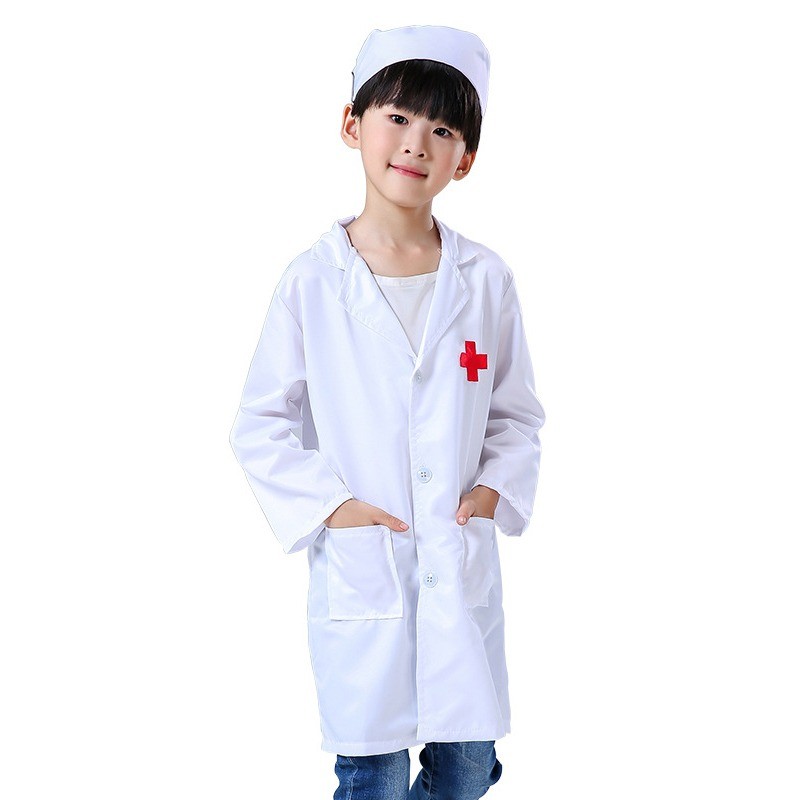 TEMU Doctor Costumes For Kids, Doctor And Nurse Role - Playing Uniforms, Role - Playing Kit Sets With Stethoscopes, Lab Gowns, Gifts For Boys And
