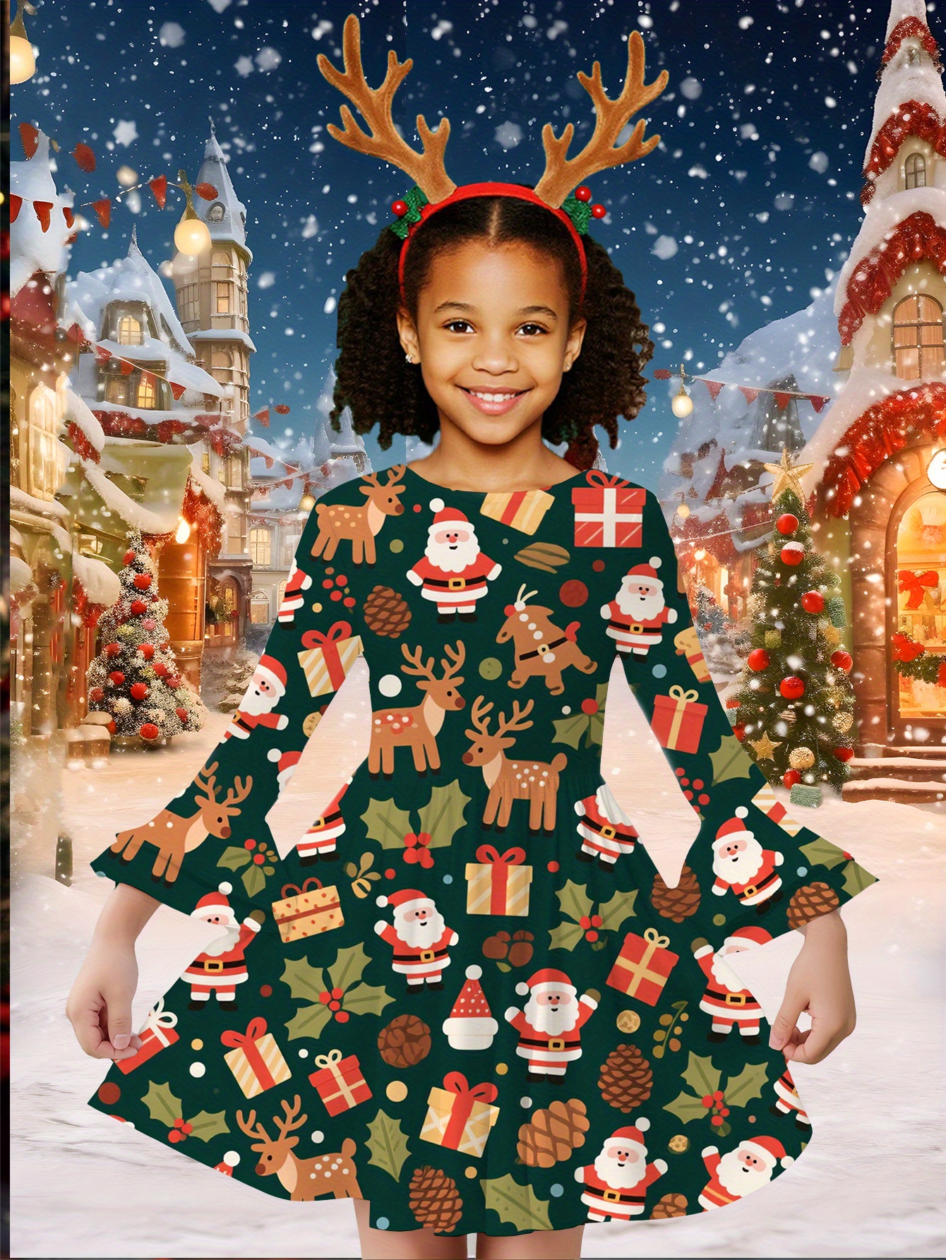 Ropa De Navidad Vestidos Para NiÃ±as Para Invierno Vestido