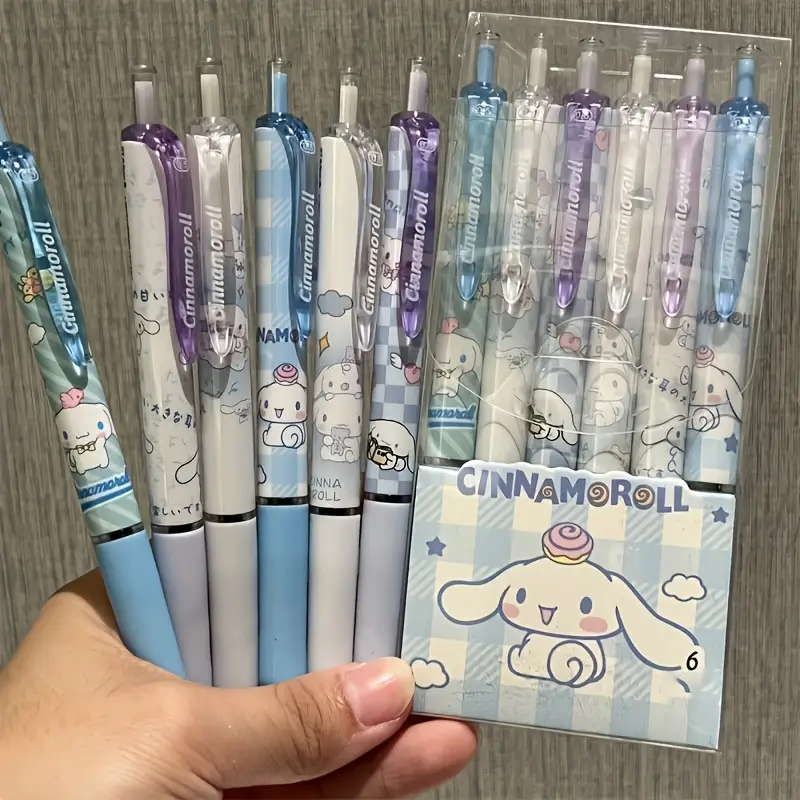 ( ) 0.55mm gel pen cartoon cute retractable pen stationery supplies, cute gel pens, pens set, cute pens for, eraseable pens, gel pens set, school supplies, study tools, stationery, kawaii design, ink, comfortable grip, character pens, students, anime fans Product details 5