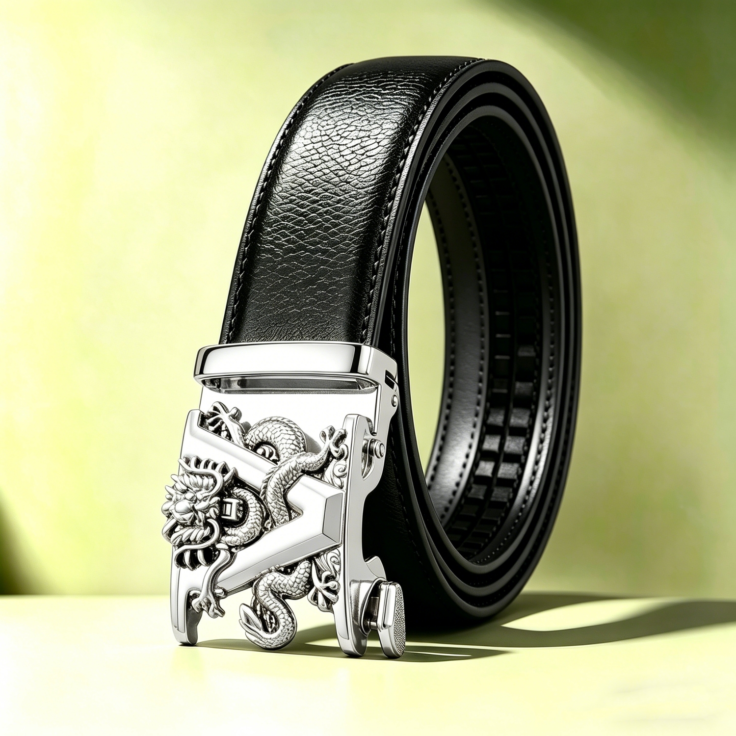 Image of Poyyas Stylish Alloy Belt For Women Men Belt Automatic Belt Green Belt Trend Belt Casual Belt For Men Belt Gift For Husband And Father