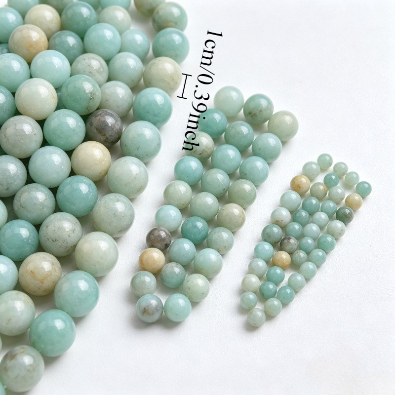 Natural Amazonite Loose Beads for Jewelry Making