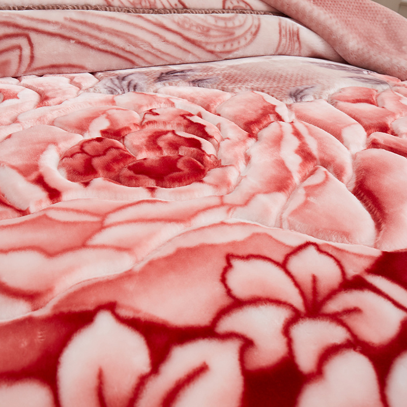 1pc of thickened fast heating blanket plush thickened warm winter fleece blanket milk velvet sofa blanket office blanket suitable for bedroom   sofa office Product details 3