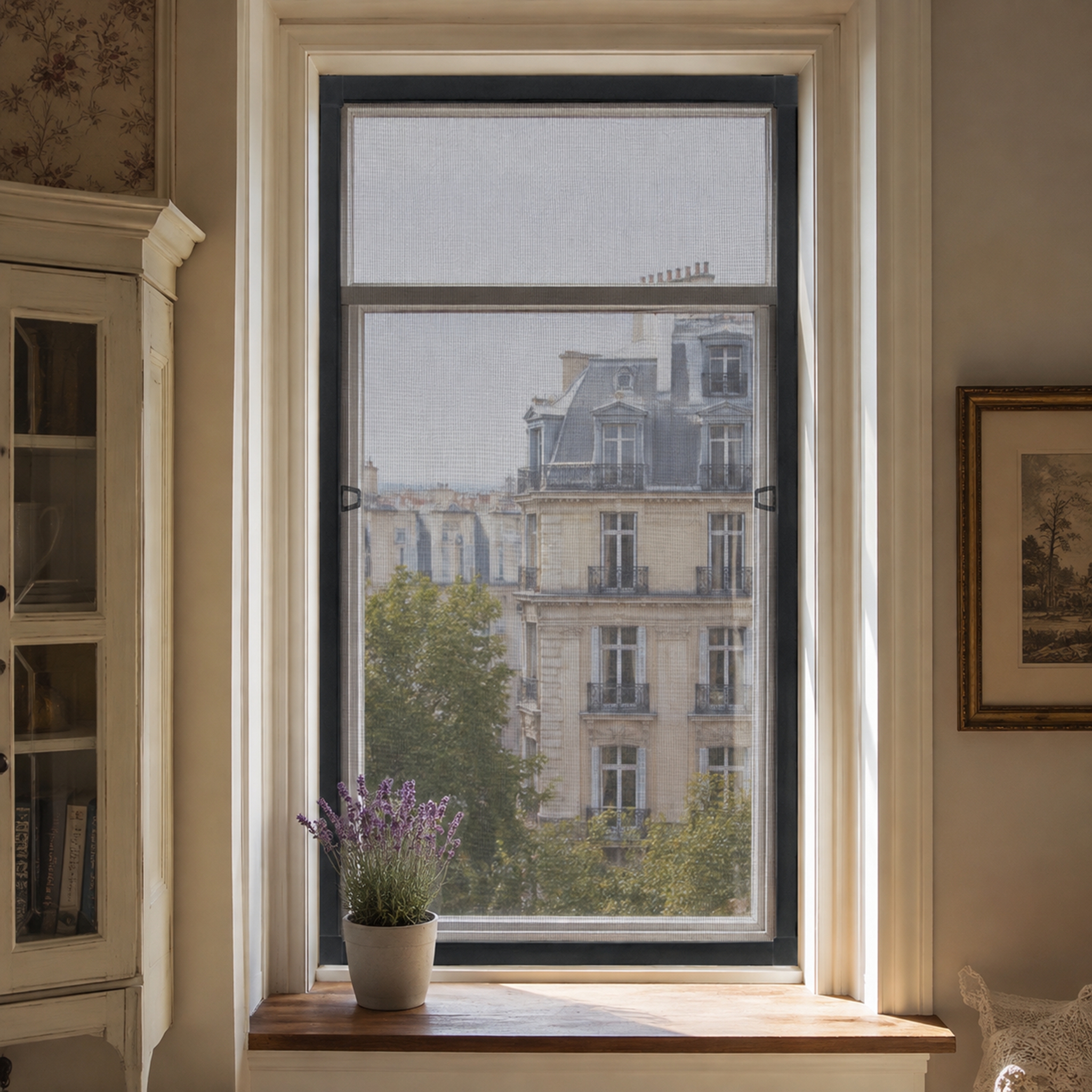 Image of 2pcs Window Screens, Breathable Insect Fly Screens For Household Windows, Nets, No Drilling Required