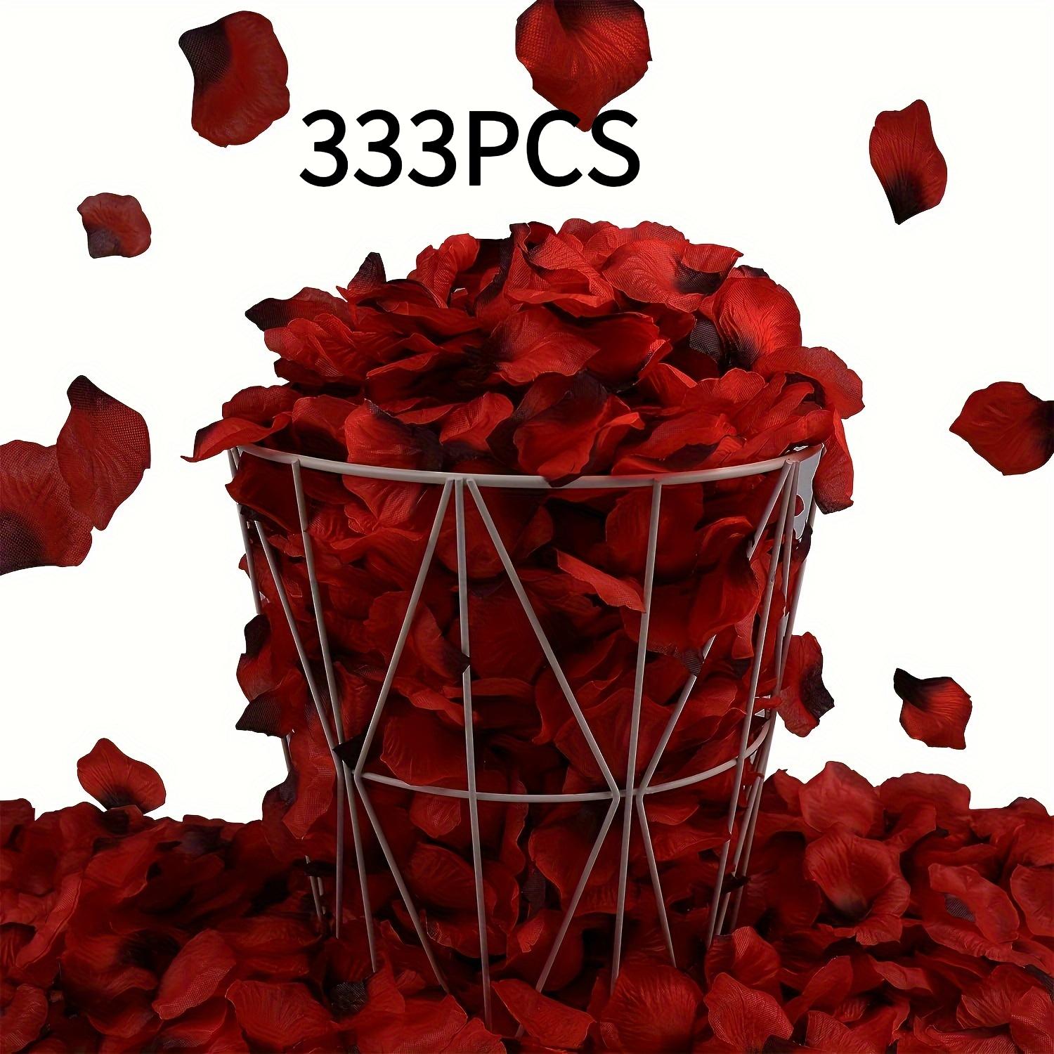 E-shop 333 Stk. künstliche Rosenblüten-Simulation zur Dekoration einer romantischen Nacht, geeignet für Valentinstag, Hochzeit, Verlobung, Party,
