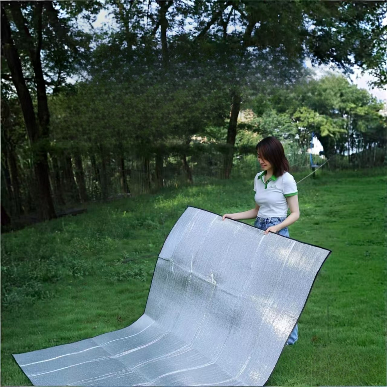 All-Season Extra-Large Camping Mat, Portable & Foldable