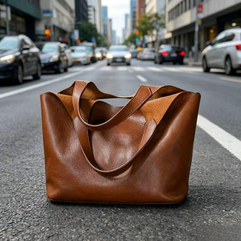 TEMU New Large-capacity Tote Bag, Simple And Elegant Shoulder Bag, With A Relaxed Design That Suits Outfits. Used For Daily Commuting And Travel, The