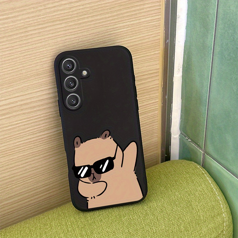 Ohišje za telefon z motivom kapibare za Samsung Galaxy A02 A03 A04 A10S A11 A12 A13 A14 A15 A16 A20 A21S A22 A23 A24 25 A26 A31 A32 A33 A34 A35
