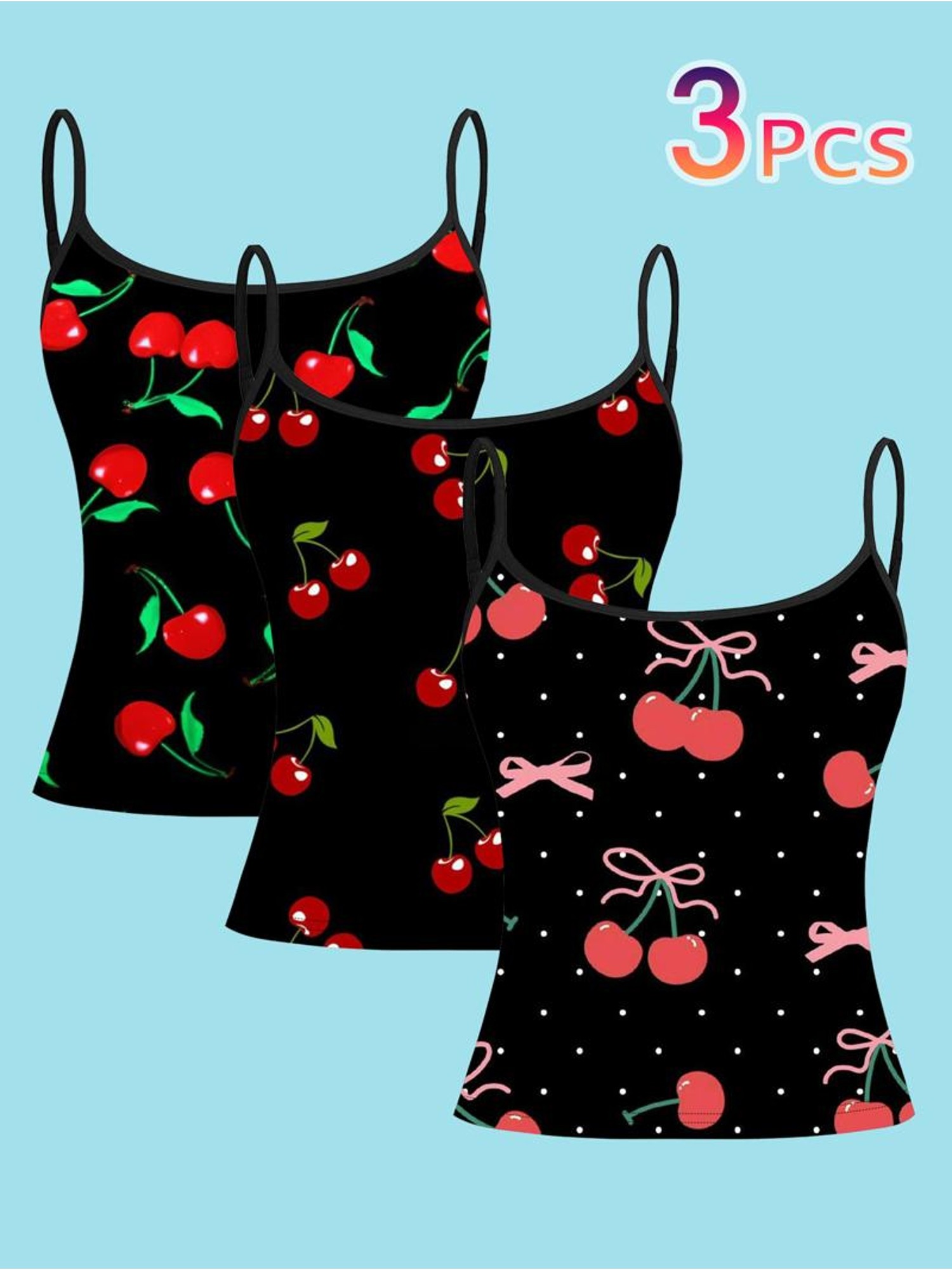 cherry tank top sold on Temu United States