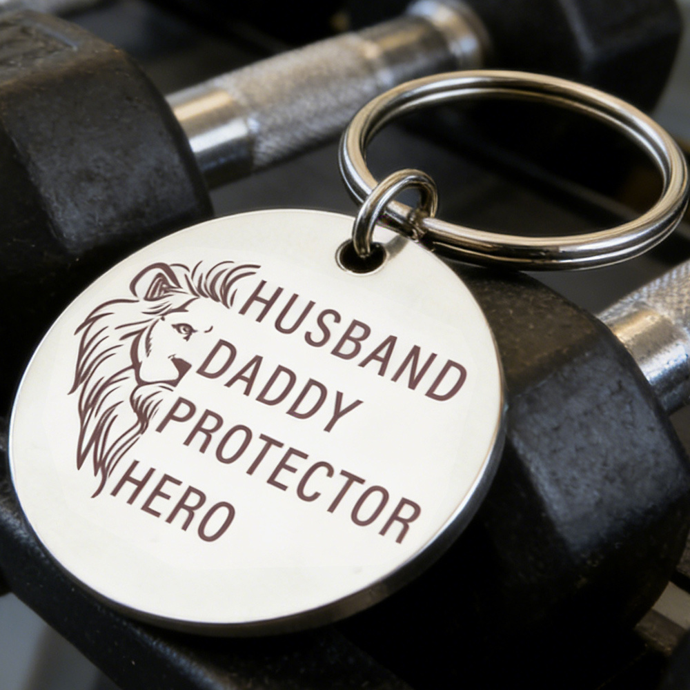 stainless steel keychain gifts for dad grandpa husband fianc boyfriend for valentines day christmas and birthdays