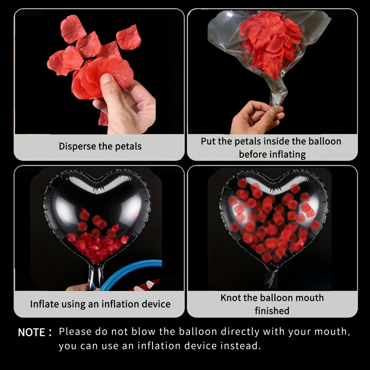 506pcs Transparent Heart-Shaped Pom Pom Petal Combination Set, 500 Petals + 5 Pom Poms + 1 Ribbon. Ideal for Valentine's Day, Weddings, Birthdays, Proposals, Anniversaries, Mother's Day Romantic Decorations, and Special Evening Parties