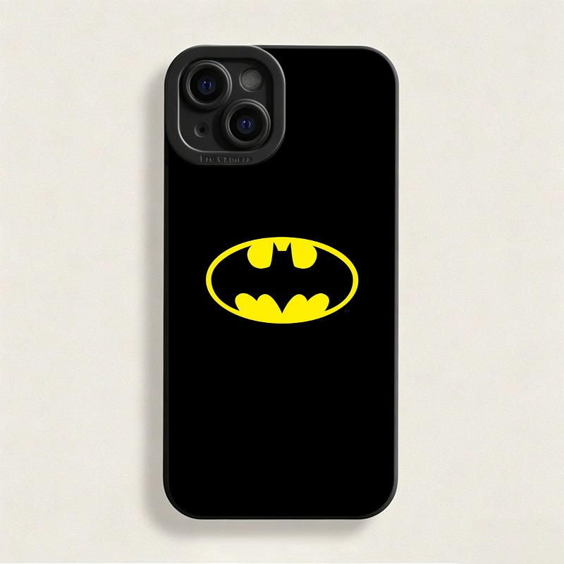 TEMU Phone Case: By Warner . (batman Yellow Oval Logo) Phone Case, Compatible With Iphone 17 16 15 14 13 12 11 Pro Xr Plus 8 7 & Personality Gift