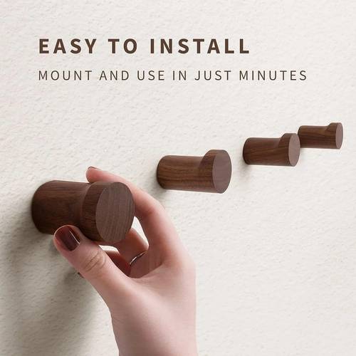 1pc non slip traditional style handmade wall hooks set for hats coats simple multipurpose home decor