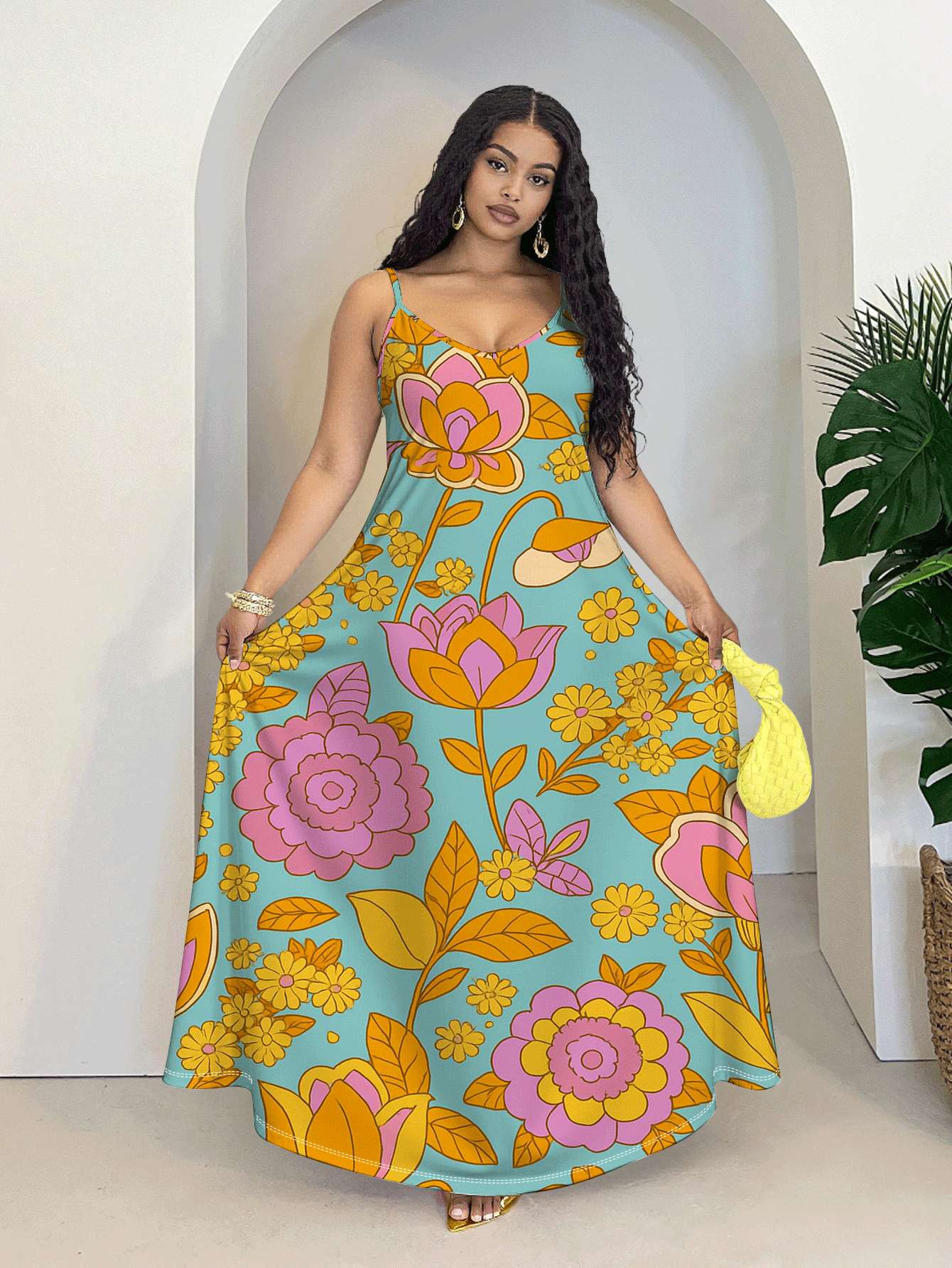 70s plus size dresses sold on Temu United States
