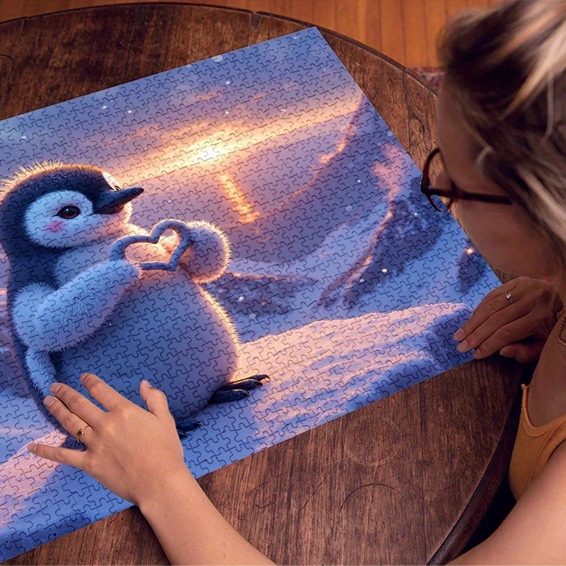 Penguin Love 1000pcs Paper Jigsaw Puzzle