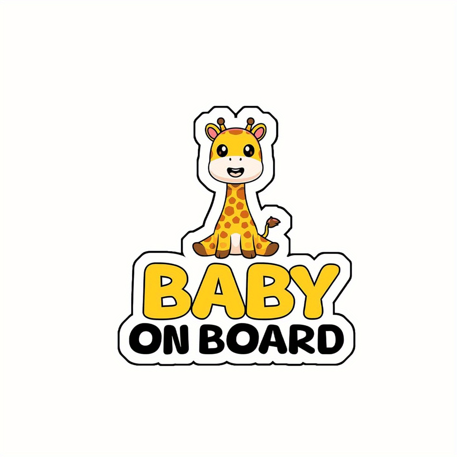 Cartoon Youngsters On Board Vinyl Decal Sticker