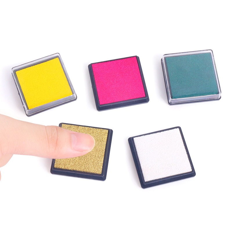 10pcs Multi-Color Ink Pads for Rubber Stamping