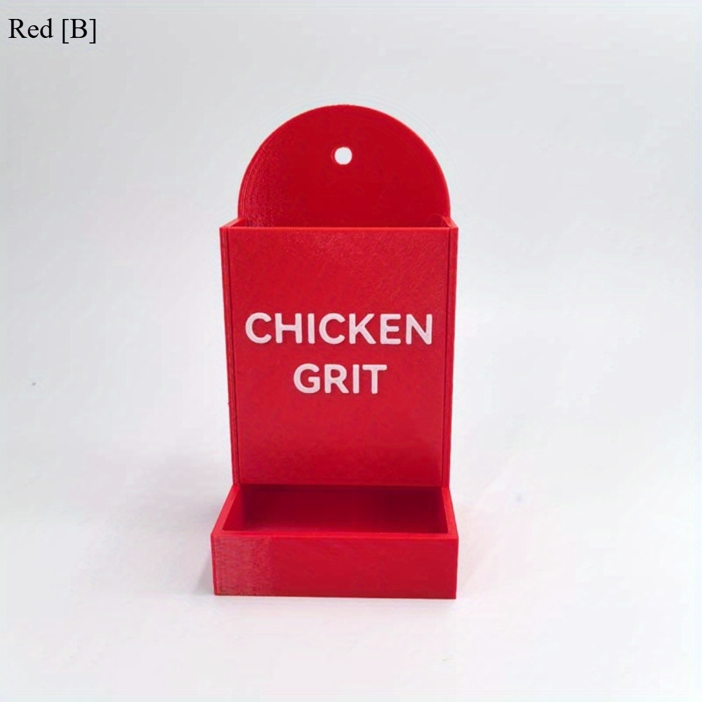 TEMU Grit Feeder Hanging Chicken Feeder Design Automatic Chicken Feeder Chicken Coop Accessories