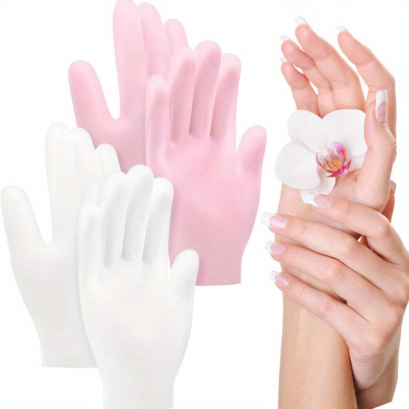 silicone hand covers set moisturizing night Temu United Arab