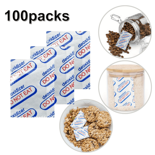 food grade oxygen absorber and desiccant maintains freshness in mylar bags mason jars for hours ideal for coffee beans biscuits nuts dry storage