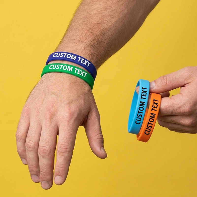 180pcs Custom Silicone Wristband Set, Personalised Gift