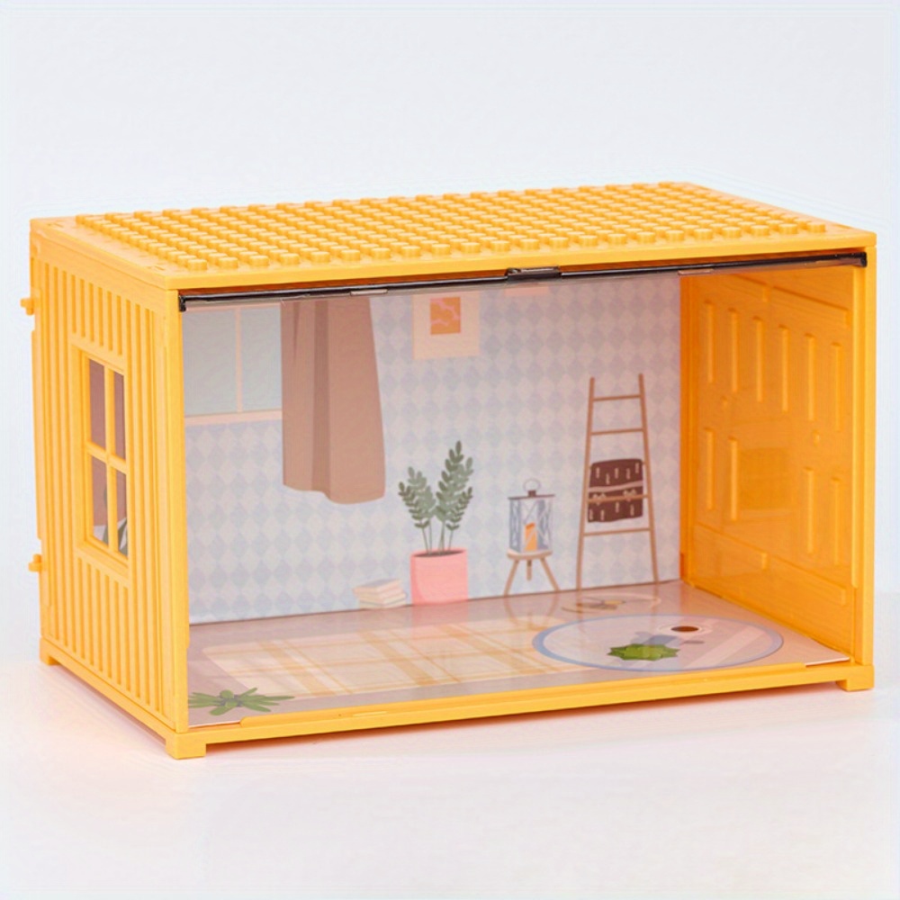 in playhouse set colorful rooms dollhouse furniture Temu