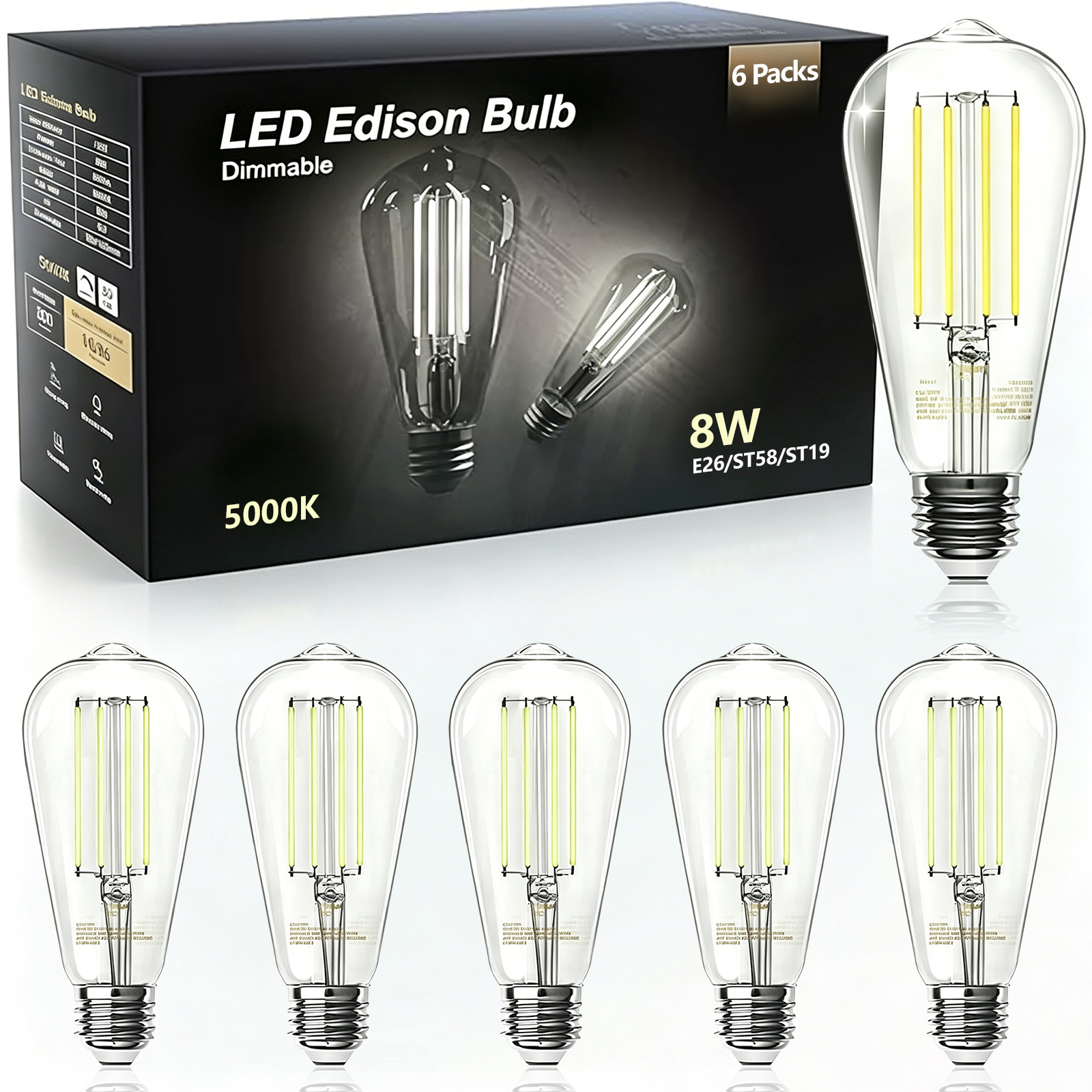 daylight bulbs sold on Temu United States