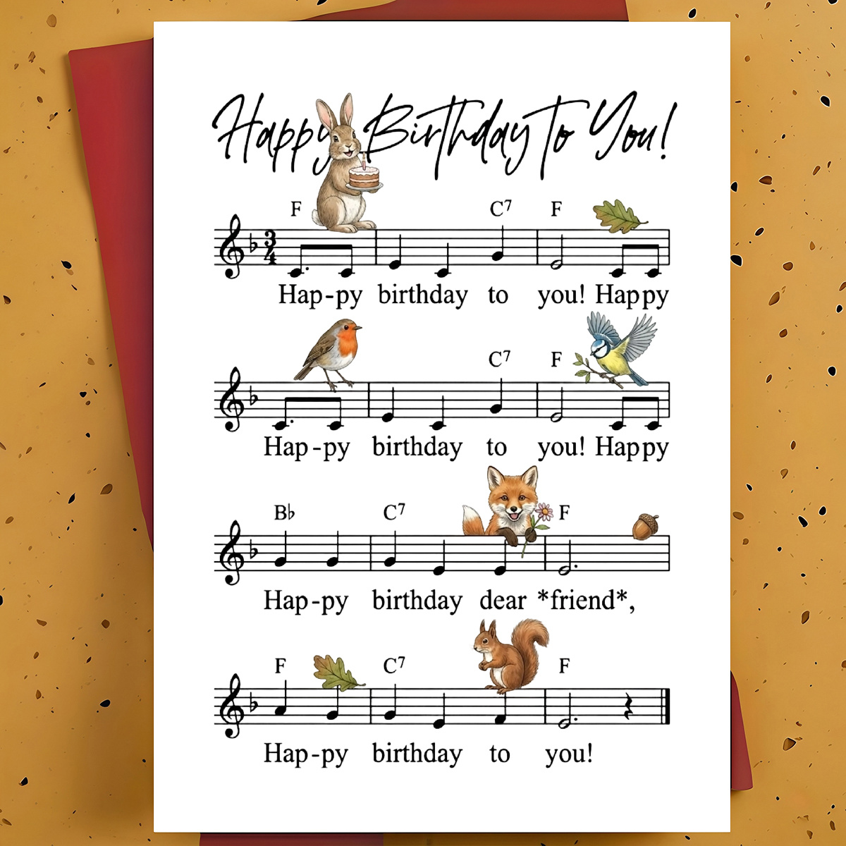TEMU Carte d'anniversaire unique • Carte de vœux créative et chantante • Parfaite pour les amateurs de musique, les enseignants et les meilleurs amis