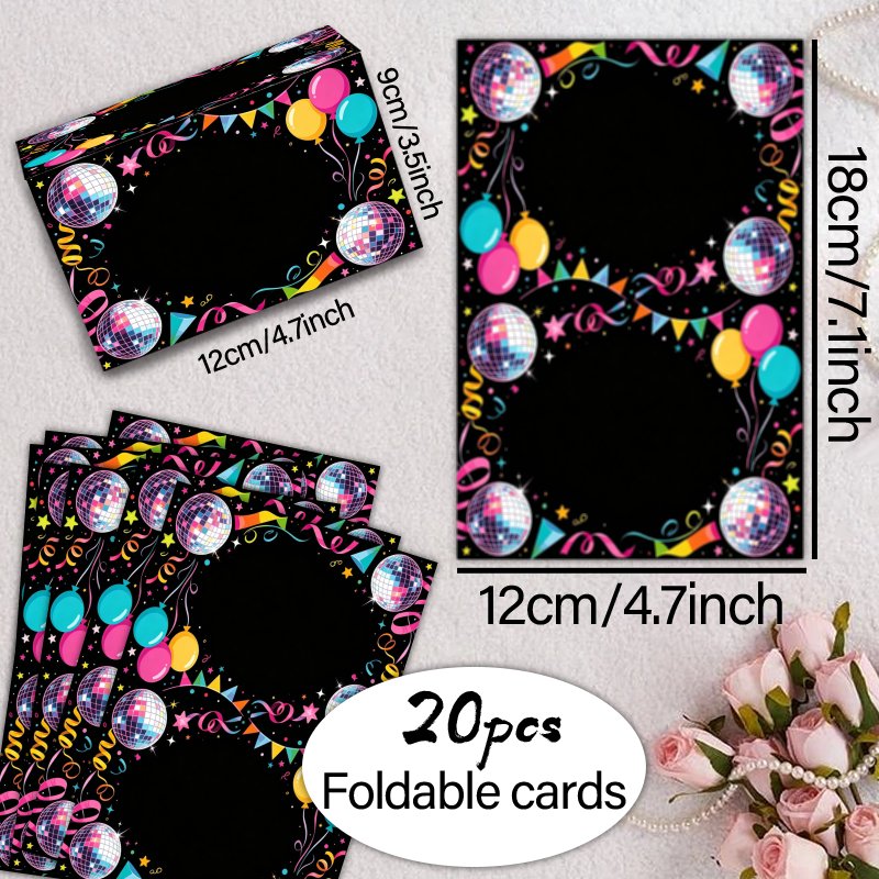 TEMU 20pcs Pack Suitable For Birthday Wedding Banquet Reserved Seat Cards - Foldable Name Cards With Table Number Holders Suitable For Parties,