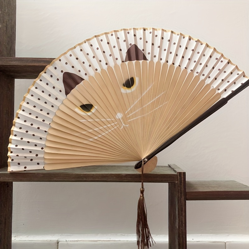 Compact Folding Fan, Mini Circular Fan, Summer Outdoor Cooling Accessory