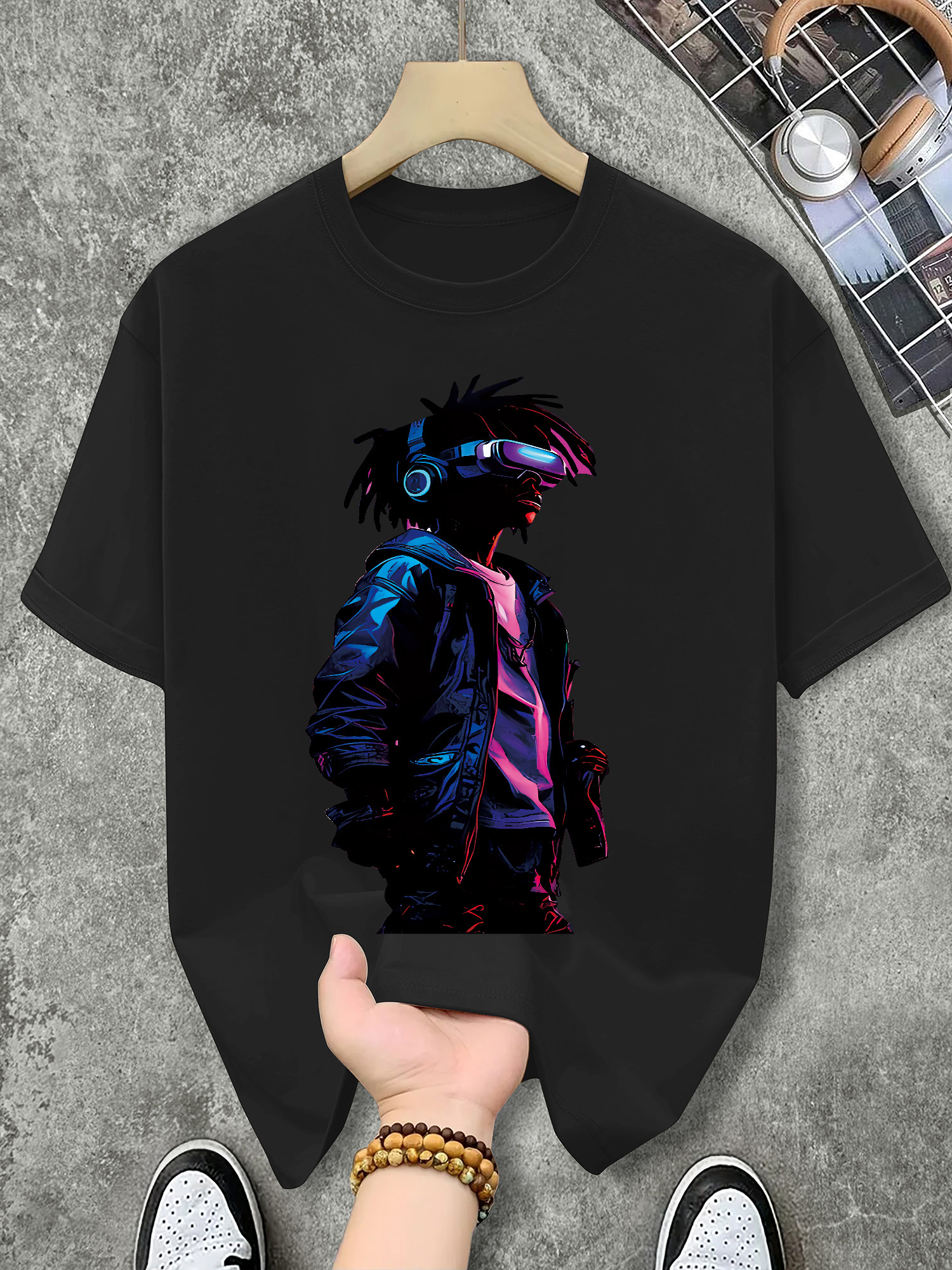 camiseta gráfica hombre estilo y2k diseño en 3d Temu Ecuador