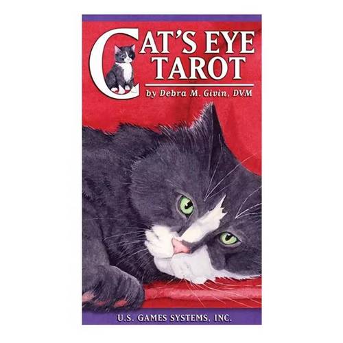 12 7cm cats eye tarot cards a 78 tarot deck english version board games contains a paper manual