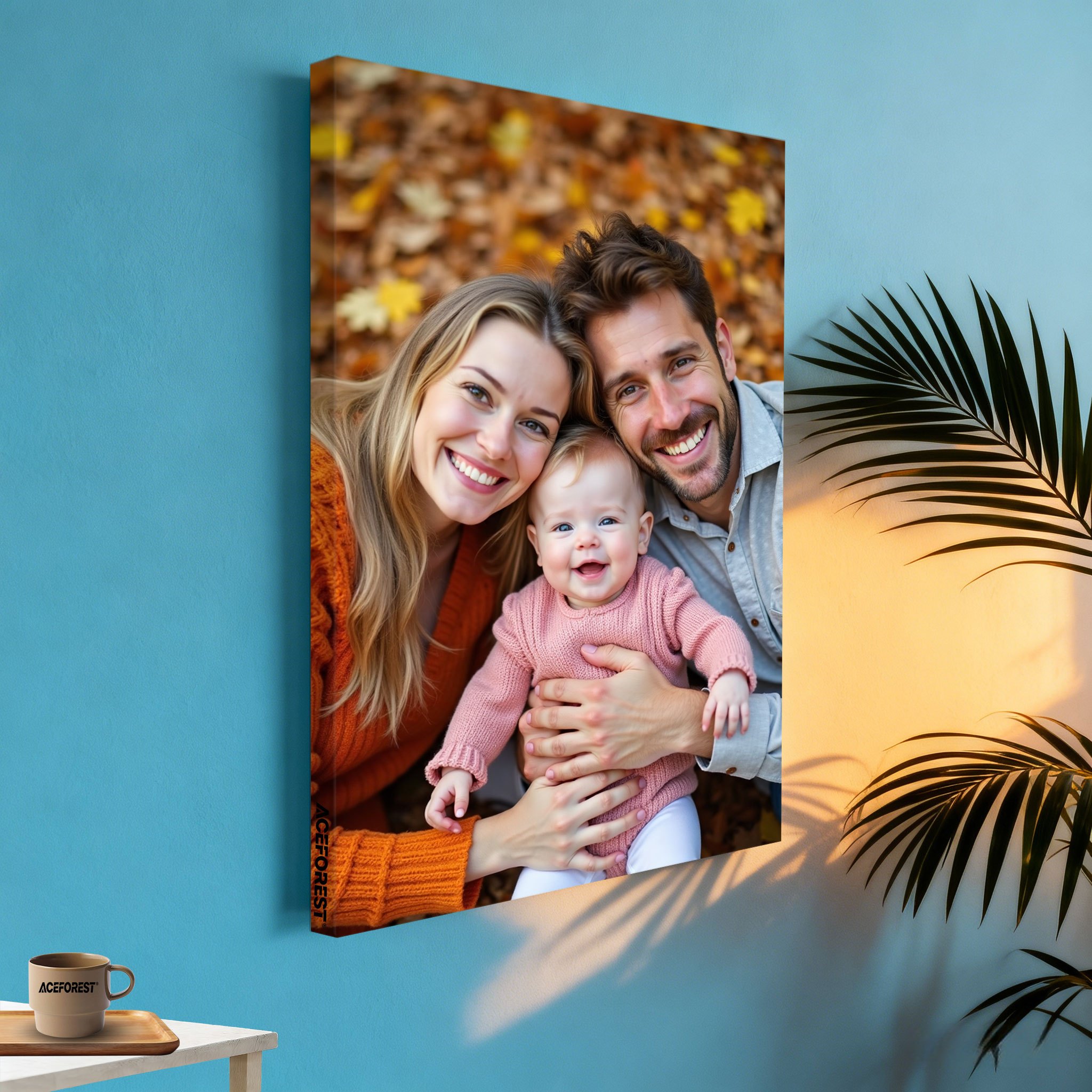 TEMU 2d Flat, Personalized Photo Framed Canvas - Picture Frame With Your Own Picture, Suitable For Graduation Gifts, Wedding, Anniversary Presents,