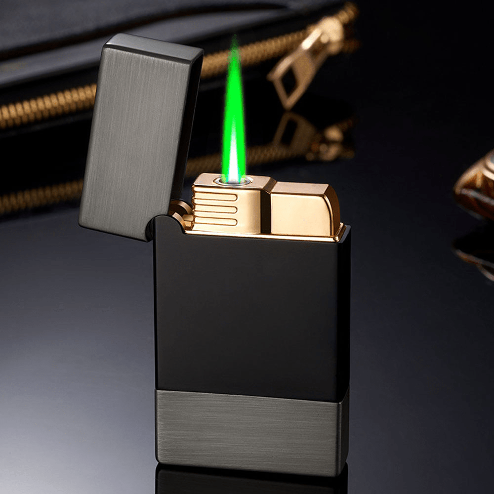 TEMU Windproof With Adjustable - Portable Jet Lighter Suitable For Camping, Survival, Candles & Kitchen Use - Butane- (gas Not Included) - Ideal Outdoor Ignition For Men & Gifts