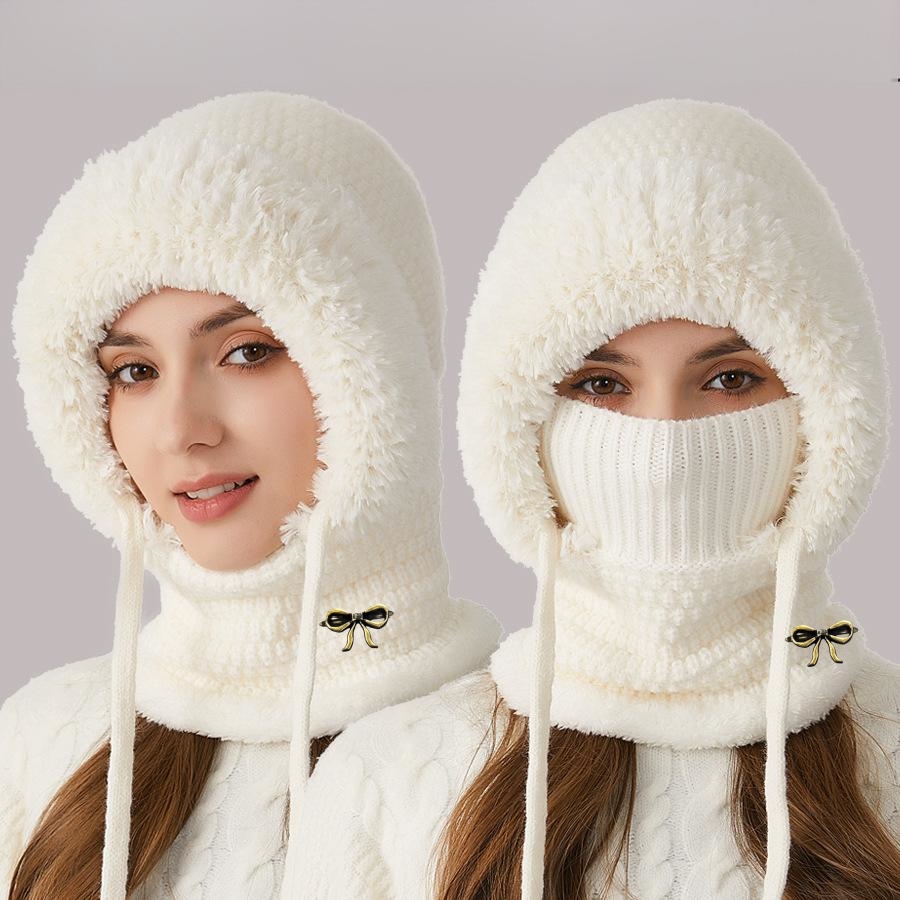 TEMU New 2026 Model: 4-color Options Available, Unisex Autumn/winter Outdoor Thermal Pullover Beanie, 3-in-1 Multifunctional -lined Thickened