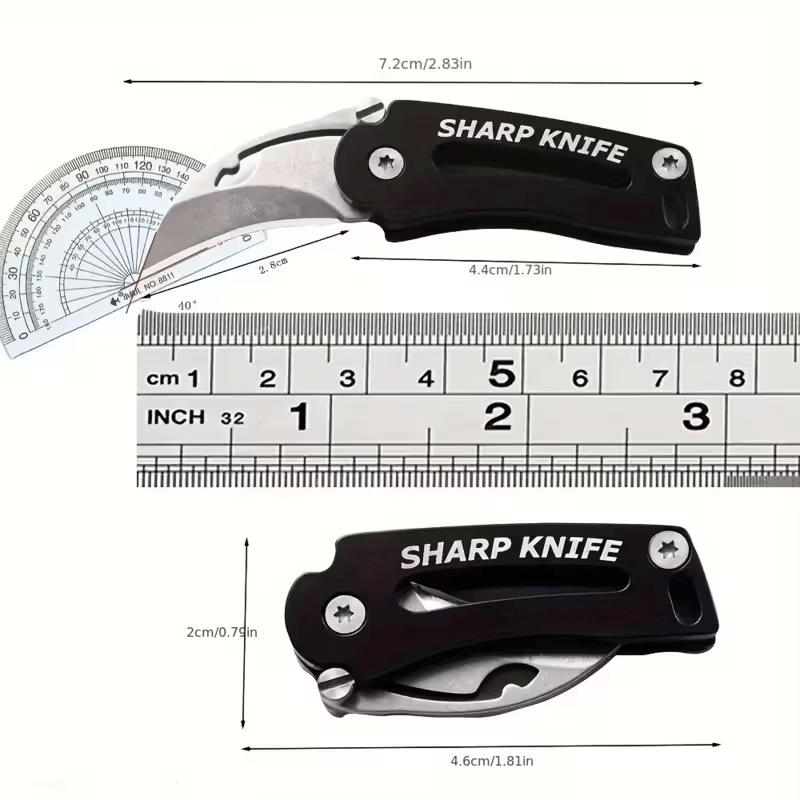 Mini Folding Pocket Knife, Lightweight and Portable with Sharp Blade