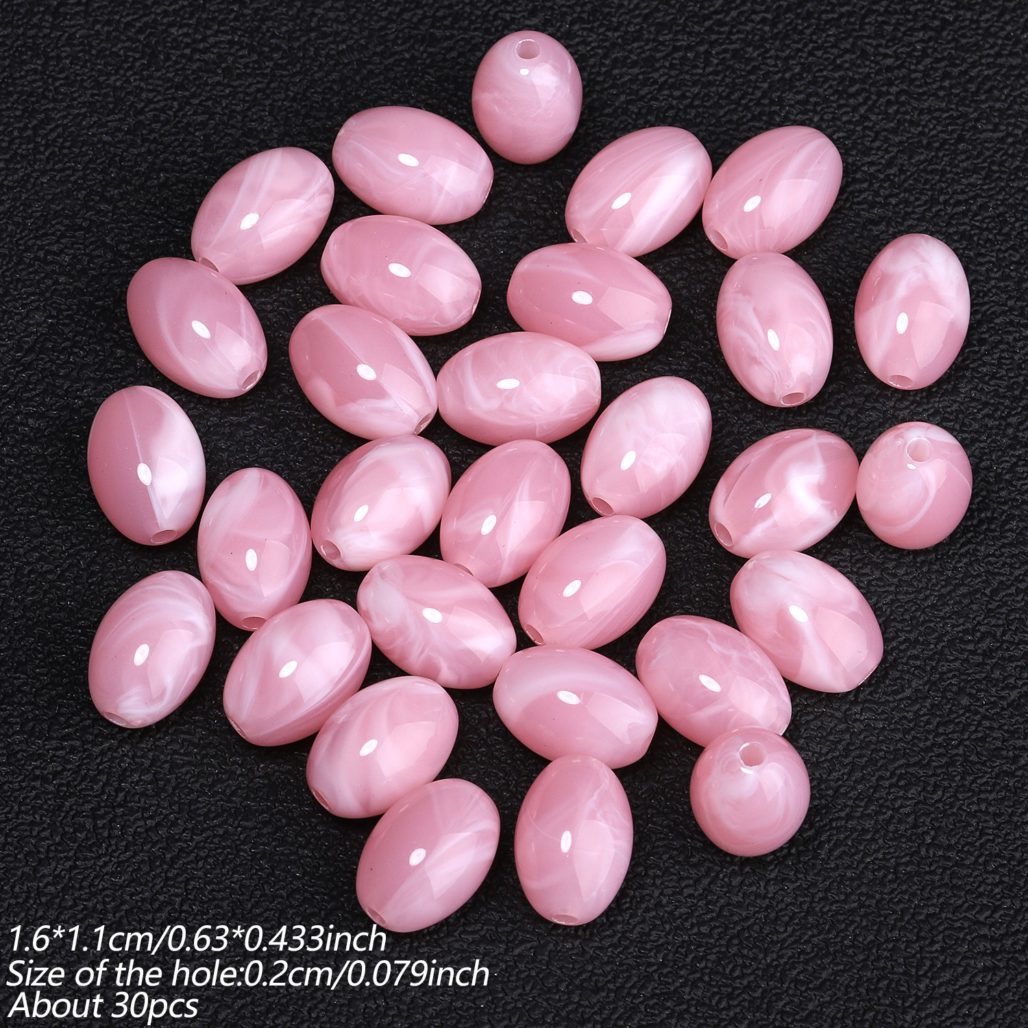 11X16Mm Multi-Color Acrylic Seed Beads for DIY Jewellery Making