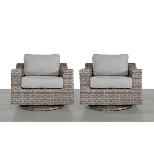 elegant fully assembled swivel patio chair with luxurious s outdoor relaxation