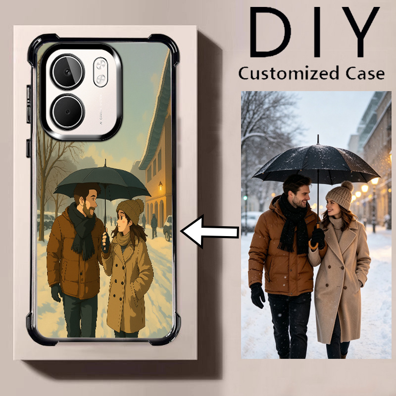 TEMU Phone Case - Personalized Diy Custom Phone Case, Suitable For Oppo A6x 5g, Oppo A5x Electroplated Full-angle Anti-drop Tpu Phone Case, Birthday