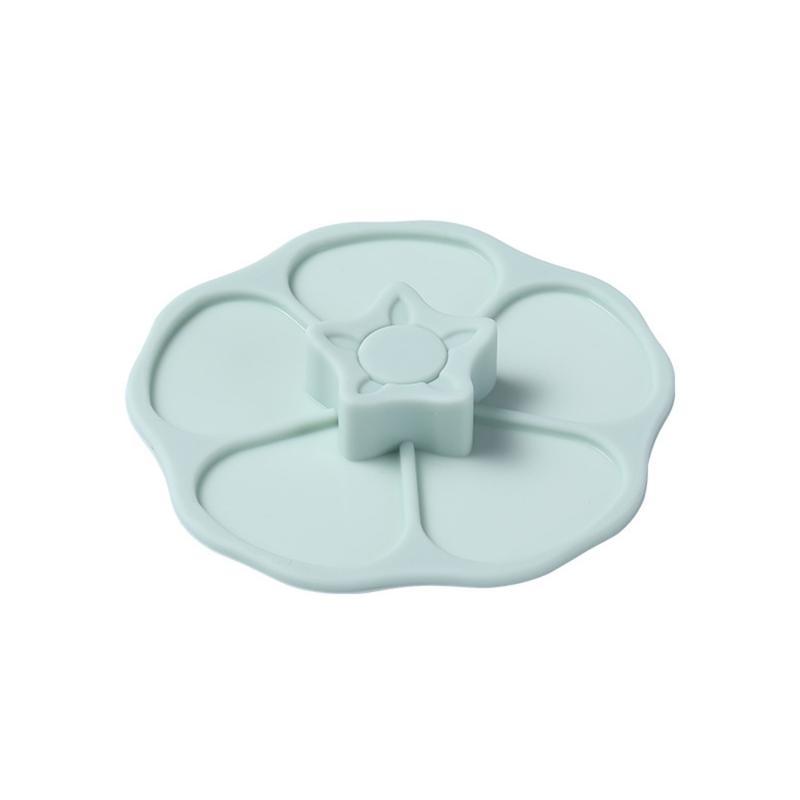 1pc flower shaped silicone cup lid food contact safe spill proof dustproof mess free mug cover for beverages details 5