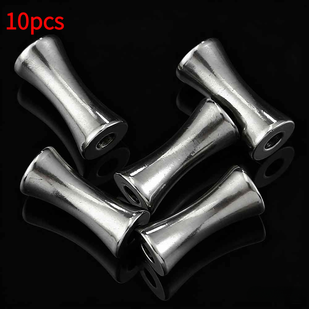 TEMU 10pz Perline di Bamb羅 in Acciaio Inossidabile Perforate Distanziatori Perline di Bamb羅 da Vita Perline Sciolte per Collana Bracciale Gioielli