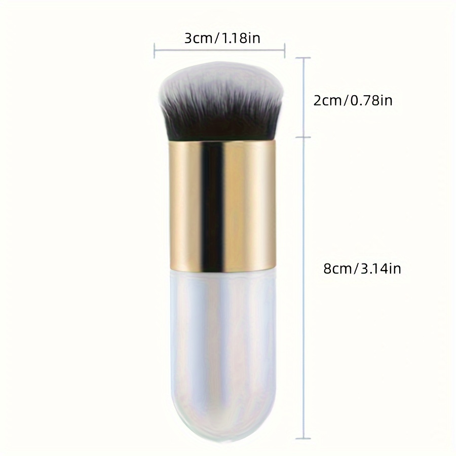 Professional Makeup Brush, Soft Dense Synthetic Fibers, Fragrance-Free, for Flawless Foundation, Blush & Highlight, Ideal for All Skin Types, Beauty & Personal Care Accessories details 3