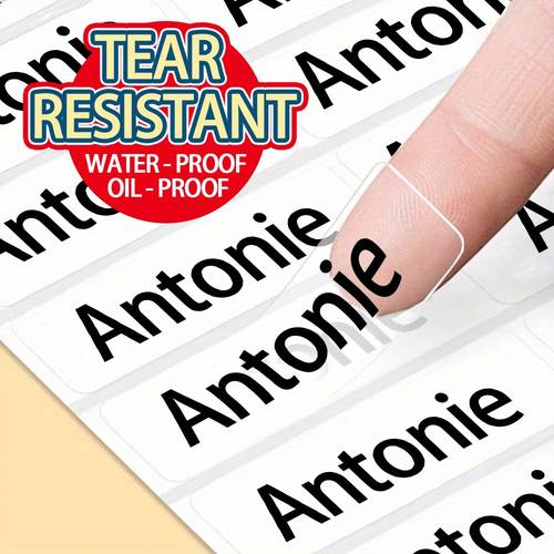 45 900 minimalist transparent name stickers customizable designs your school supplies categorize and organize stationery water bottles price tags enhance office decor and scrapbooking moments sorting label